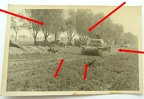 [Z.Art.Rgt.XX.002] Foto Polen, Panzer auf dem Vormarsch, Kommandant aw