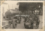 [Z.Aufkl.Abt.05.001] Foto, Wehrmacht, 2.Pz. Division, Polen, Kradmelder auf Vormarschstraße aw