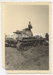 [Z.Pz.Rgt.36.004] R528 Foto Wehrmacht 8.!Panzer Regt. 36 Polen Feldzug Kettenschaden TOP