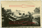 [TKS][#782]{210}{a} PP.55, Żabinka, środek wsi, zepchnięty do rowu (Polen 14.9.1939 zerstörter polnischer Panzer) aw