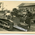 [Z.Inf.Nachr.Abt.12.001] C18 Foto Polen Blitzkrieg39 12ID Armeekorps Wodrig polnische Tankette Panzer TKS aw