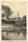 [Z.Art.Rgt.55.001] C081 Foto Wehrmacht II.! Art Reg 55 Polen Panzer Halbkette Pankowka Kirche Panki