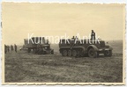 [Z.Art.Rgt.55.001] C099 Foto Wehrmacht II.! Artillerie Regt. 55 Polen Juljopol Beute LKW Halbkette