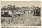 [Z.Art.Rgt.55.001] C108 Foto Wehrmacht II.! Artillerie Regt. 55 Polen Bzura Front Kanone LKW Brücke