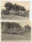 [Z.Art.Rgt.55.001] C118 Fotos Wehrmacht II.! Artillerie Regt. 55 Polen camo LKW Tross vor Lowice