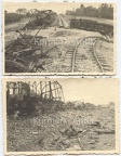 [Z.Art.Rgt.55.001] C124 Fotos Wehrmacht II.! Artillerie Regt. 55 Polen Oltarzew Eisenbahn crash !
