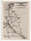 [Z.Inf.Rgt.(mot.).76.021] (r30) Polen 1939 Inf.Rgt.76 Marschplan Route Dreimühlen Waltershöhe Brst-Litowsk