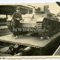 [7TP][#501]{101}{a} Panzer Regiment 11, Frankfurt an der Oder, na platformie  (A.Pz.Rgt.11.001) aw