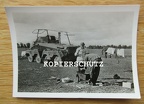 [Z.Pz.Div.04.004] 0118 Altes Foto deutscher 8-Rad Spähwagen Panzeraufklärer Antenne aw