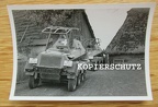 [Z.Pz.Div.04.004] Altes Foto 2 deutsche 8-Rad Panzerspähwagen aw