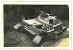 [Z.Pol.Rgt.02.001] Orig. Foto zerstörte Panzer Tank nach Kampf PLESS Pszczyna Polen 1939