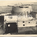 [Z.Flak.Rgt.38.001] E816 Foto Wehrmacht Polen Feldzug Flak Regt. 38 Beute Panzer 7TP Turm Detail !!!