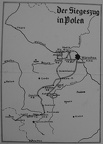 [mapa] Marschweg der 4. Panzer Division  im Feldzug Polen 1939 (001){a}