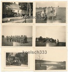[Z.Kw.Tr.Rgt.602.001] Foto (1) Soldaten der Wehrmacht in Machliny Polen 1939 Baden Nude MG LKW Krad  b