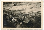 [Z.Kw.Tr.Rgt.602.001] Foto (1) verlassenes polnisches MG Nest bei Tuchel Tuchola Polen 1939 Polenfeldzug !