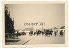 [Z.Kw.Tr.Rgt.602.001] Foto (3) Einmarsch der Wehrmacht Truppen in Zambrow Polen 1939 Polenfeldzug