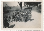 [Z.Kw.Tr.Rgt.602.001] Foto (3) Feldgendarmen begleiten polnische Gefangene auf Marsch nach Terespol Polen
