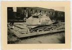 [Z.Eis.Pi-Br.B.Batl.638] Orig. Foto polnische Tankette TKS als SCHIENEN Panzer in Polen 1939