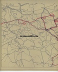 [Z.Eis.Pi-Br.B.Batl.638]  Orig. Karte Marschweg Br.Bau.Btl.638 in Polen 1939 Sieradz Jordanow Lancut Grune b