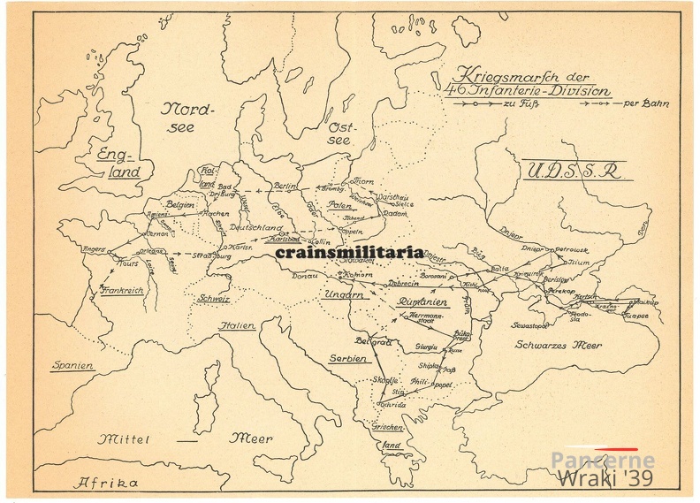 [Z.Inf.Rgt.42.001] C Orig. Foto Karte Feldzug 46.ID in Polen 1939 Frankreich 1940 Ukraine Krim Russland 1941.jpg