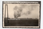 [Z.Art.Rgt.55.002] (u21) Polen 1939 v. Warschau Truskulasy zerst. gesprengte brennendes Haus Feuer