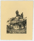 [Z.Aufkl.Abt.(mot).6.001] Orig. Foto (PL) zerstörte Panzer IV Tank der 1.lei.Div. in Polen 1939 b