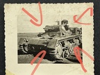 [Z.Pz.Rgt.05.006] 1939 Deutsches Foto 2wk Polen Panzer Regiments 5 Fotoalbum Poland Tank German a bw