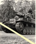 [Z.X0083] Technikfoto Polen 1939 schw.deut.Panzer mit Turmnummer und Aufschrift Peng