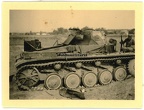 [Z.Inf.Rgt.30.002] Orig. Foto zerstörte Panzer II Tank mit Kennung in Polen 1939