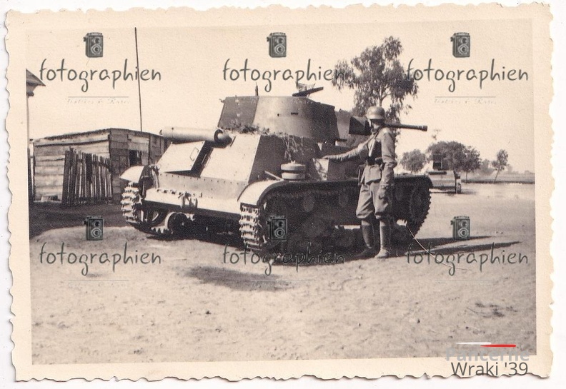 [Z.X0100] org. Foto Polen poln. Panzer Tank 1939