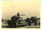 [Z.Art.Rgt.49.002] Orig. Foto polnische Beute Panzer 7-TP Tank in Polen 1939 Artillerie Geschütz