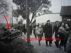 [Z.X0102] 32) Foto 1939 POLEN Feldzug - WARSCHAU - polnischer PANZER &amp; poln. Flüchtlinge bw