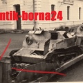 [Z.Geb.Jäg.Rgt.139.001] A52 Foto Soldat Gebirgsjäger Beute Panzer Tank Tankette Bahnhof Polen 1939 bw