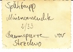 [Z.Inf.Rgt.123.001] G268  Baumsperre Minen Falle Stacheldraht Polen 1939 rw