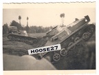 [Z.X0103] Foto 1301 WH Panzer I 544 havariert Graben Region Dęblin Polen 1939 2.WK orig. aw