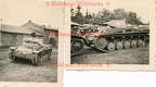 [Z.s.Art.Abt.(mot.).641.003] W148 Fotos Polen 1939 Blitzkrieg Wehrmacht mit Panzerkamfpwagen II Nummer Panzer