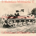 [Z.s.Art.Abt.(mot.).641.003] W151 Foto Polen 1939 von Wehrmacht erbeuteter polnischen 7TP Panzer polish tank