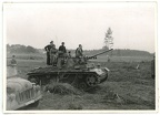 Orig. Foto 25.PD Panzer III Mannschaftswagen Steyr 1500A bei WARSCHAU Polen 1944 d