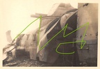 [Z.X0109] (D37233) Foto Gesprengte Panzerzug bei Plochocin Polen 1939 Panzer aw