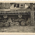 [Z.Pz.Rgt.06.003] A851 Foto Wehrmacht Panzer Regt. 6 Polen Panzer II Technik Details Fahrwerk TOP