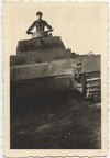 [Z.Pz.Rgt.06.003] A856 Foto Wehrmacht Panzer Regt. 6 Polen Feldzug Panzer III Kommandeur TOP