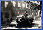 [Z.X0107] Foto, Wk2, Einmarsch in Polen, Ort rückseitig, September 1939, Panzer aw