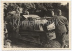 [Z.Pi.Btl.58.001] A771 Foto Wehrmacht Panzer Pionier Bat. 58 Polen Feldzug Beute Tankette TOP !