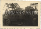 [Z.Pz.Abt.66.001] S870 Foto Wehrmacht Panzer Regt. 7 Vaihingen LKW Büssing Polen Pz II TOP !