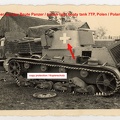 [7TP][#152]{410}{b} 1.BCzL, przejęty przez Panzer Regiment 3, okolice Tomaszowa Lubelskiego, żaluzje i rozbity tłumik, weiße Balkenkreuz aw)