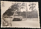 [Z.Krad.Schtz.Btl.01.002] Foto Wk 2, original, Polen 1939 (11) Kradmelder, Panzer, Einmarsch - Nachlass aw