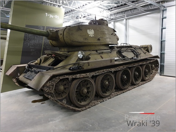 T-34-85, Muzeum Broni Pancernej, Poznań 2019r.(001){a}