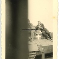 [Z.Art.Rgt.46.001] Orig. Foto Panzer Tank bei Vormarsch in Polen 1939