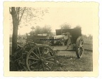 [Z.Art.Rgt.46.001] Orig. Foto polnische Beute Artillerie Geschütz Haubitze Wagen in Polen 1939