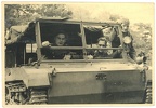 [Z.X0119] Orig. Foto poln. Beute Panzer Schlepper auf Insel HEL Hela b. Danzig Polen 1939